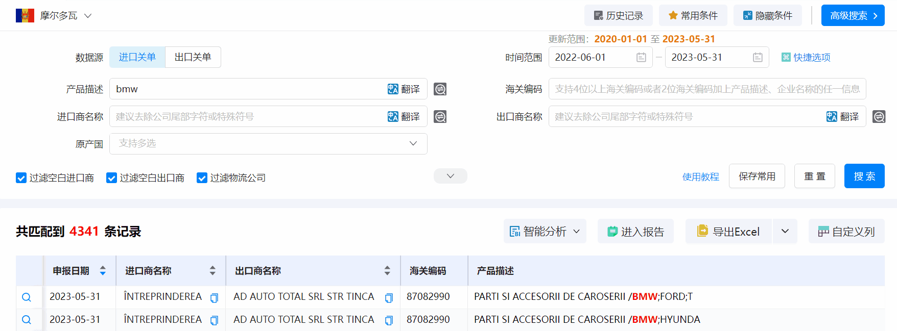 海关数据,摩尔多瓦海关数据,EVO视讯官网海关数据